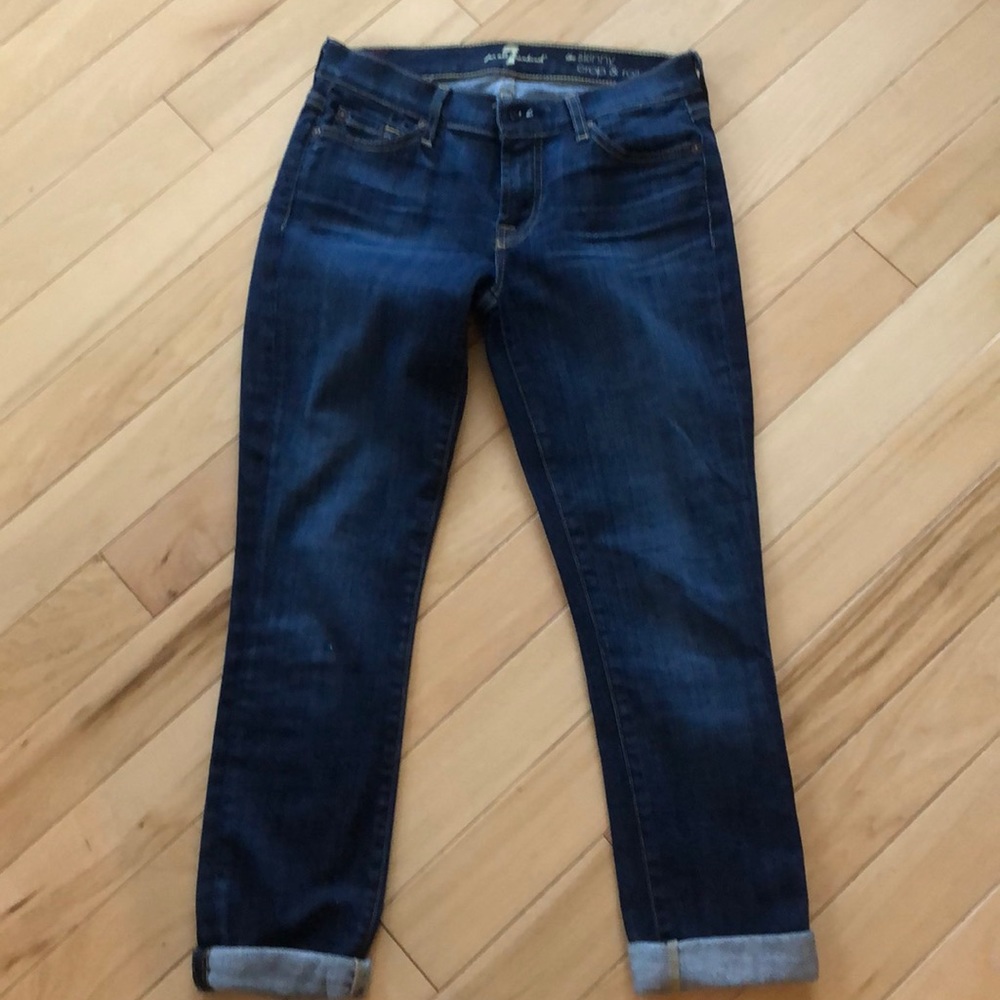 7 for all Manning skinny crop & roll